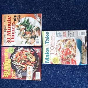 Bundle of Cookbook's....30 Minute Dinners & Make & Take Meals